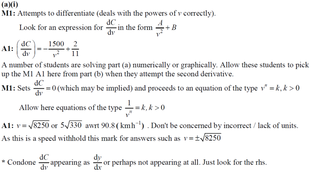A (i) Notes