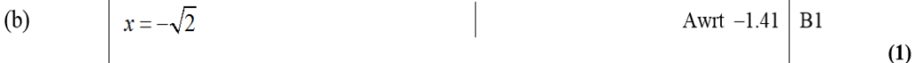 Mark Scheme for B