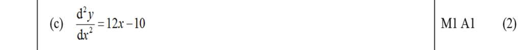 Mark Scheme for C