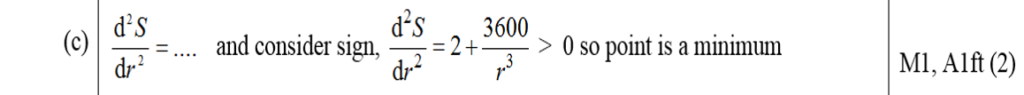 Mark Scheme for C
