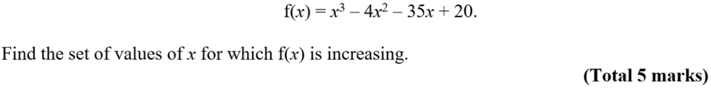 Practice D (i) question