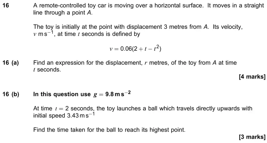 June 2018 Paper 1 Q16 question