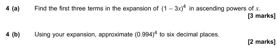 June 2018 Paper 1 Q4 question