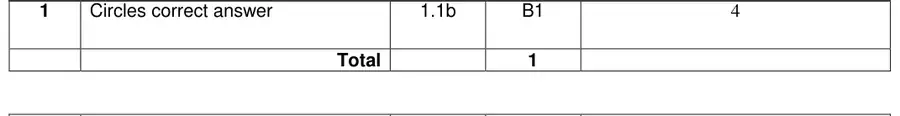 Mark scheme