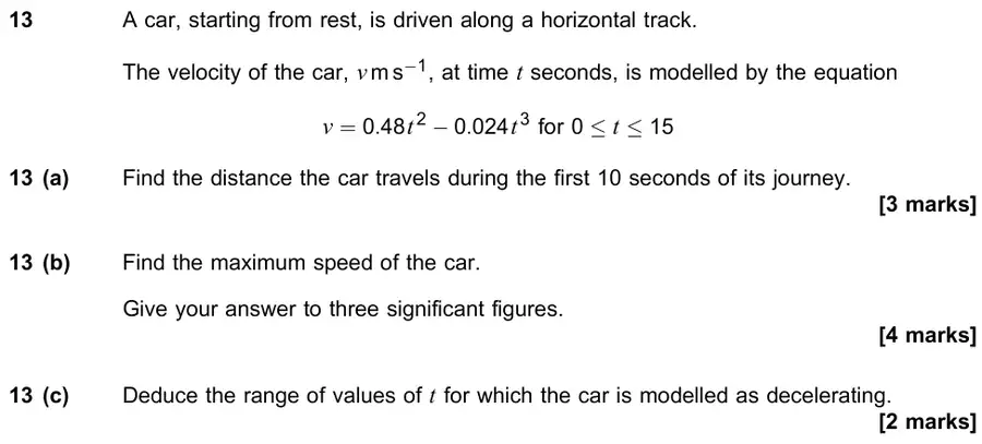 June 2019 Paper 1 Q13 question