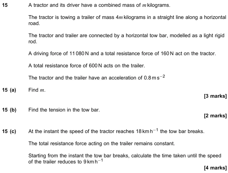 June 2019 Paper 1 Q15 question