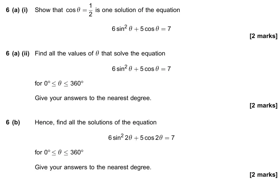 June 2019 Paper 1 Q6 question