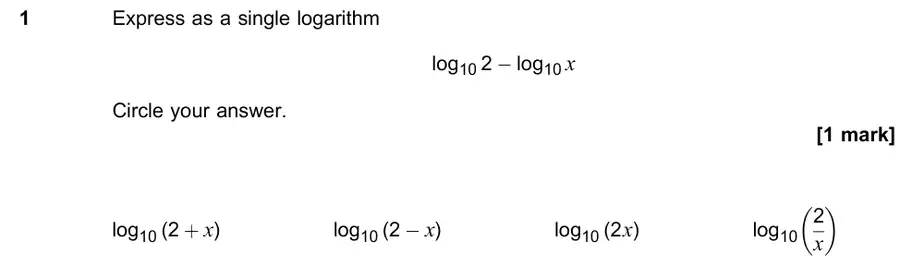 June 2022 Paper 1 Q1 question