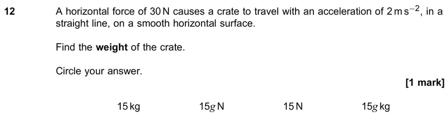 June 2022 Paper 1 Q12 question