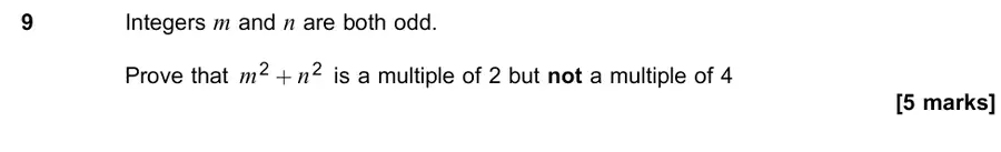 June 2022 Paper 1 Q9 question