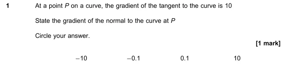 June 2023 Paper 1 Q1 question