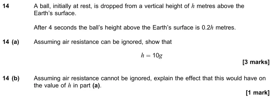 June 2023 Paper 1 Q14 question