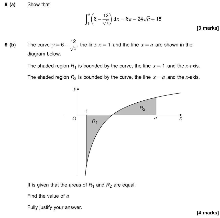 June 2023 Paper 1 Q8 question