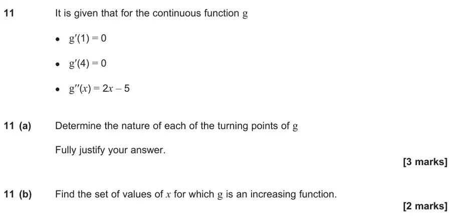 June 2024 Paper 1 Q11 question