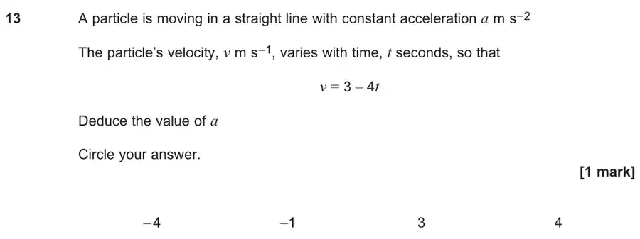 June 2024 Paper 1 Q13 question