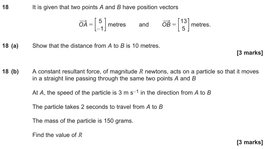 June 2024 Paper 1 Q18 question
