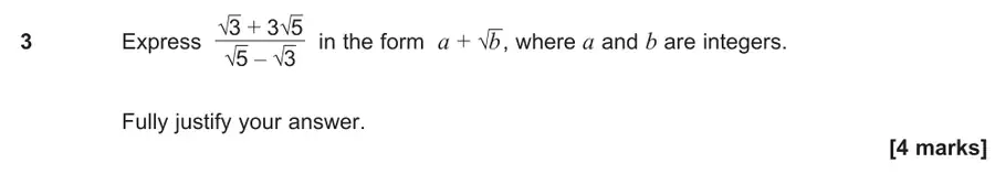 June 2024 Paper 1 Q3 question