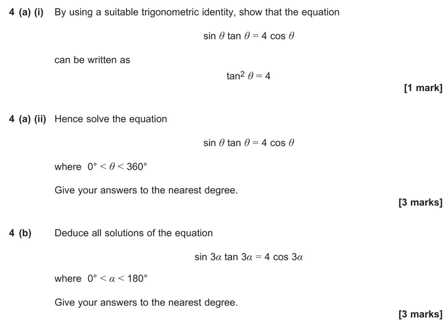 June 2024 Paper 1 Q4 question