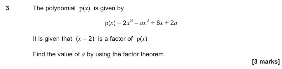 June 2025 Paper 1 Q3 question