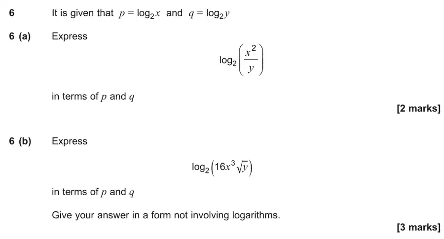 June 2025 Paper 1 Q6 question