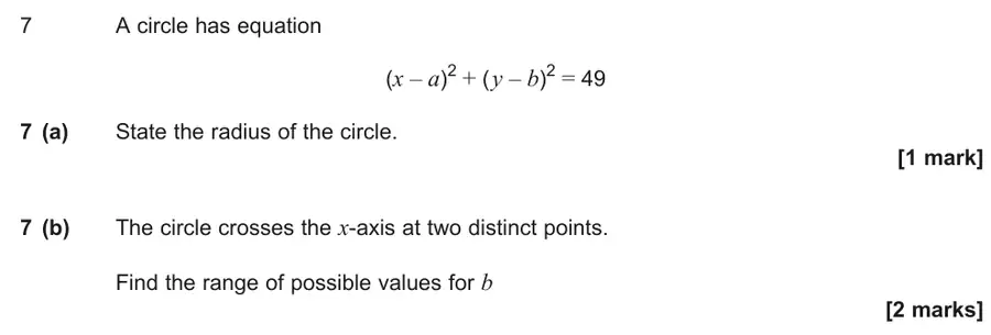 June 2025 Paper 1 Q7 question