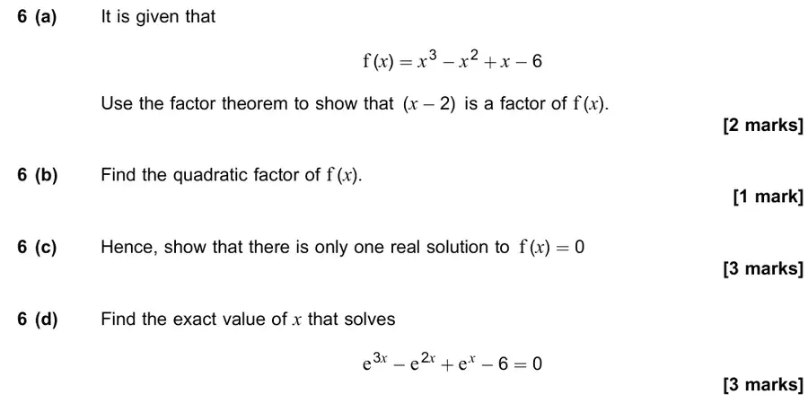 November 2020 Paper 1 Q6 question