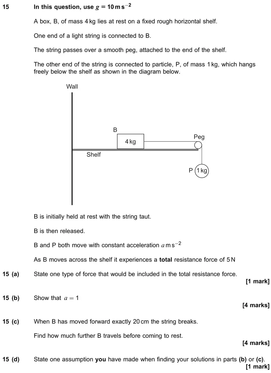 November 2021 Paper 1 Q15 question