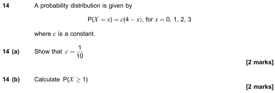 June 2019 Paper 2 Q14 question