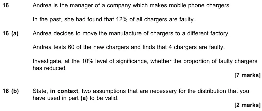June 2019 Paper 2 Q16 question