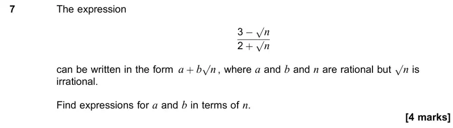 June 2022 Paper 2 Q7 question