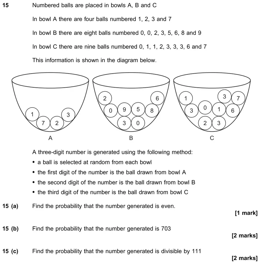 June 2023 Paper 2 Q15 question