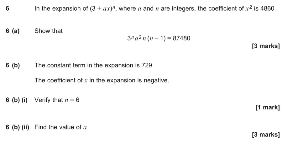 June 2024 Paper 2 Q6 question