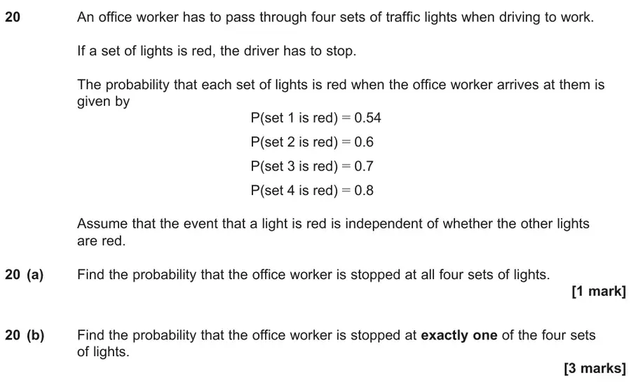 June 2025 Paper 2 Q20 question