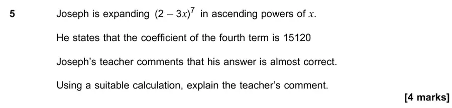 November 2020 Paper 2 Q5 question
