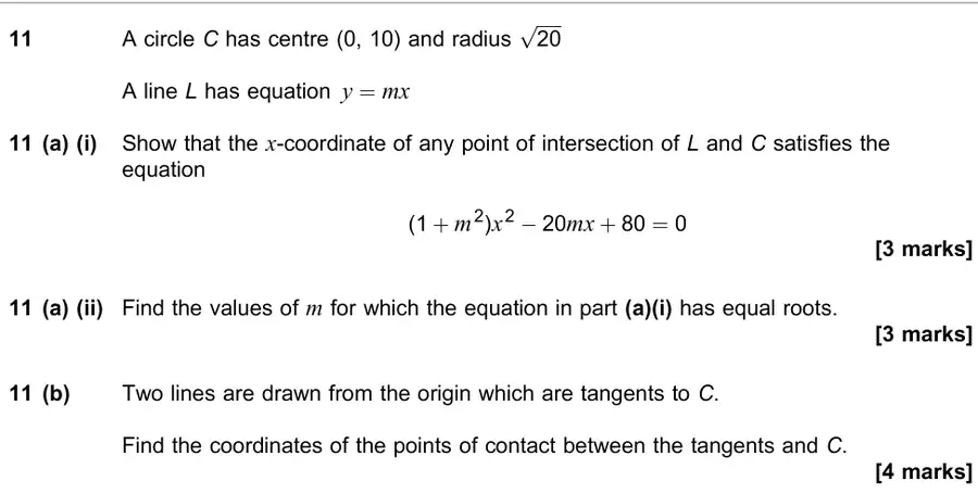 November 2021 Paper 2 Q11 question