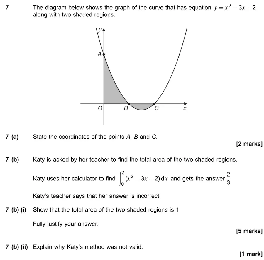 November 2021 Paper 2 Q7 question