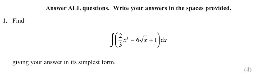 June 2018 Paper 1 Q1 question