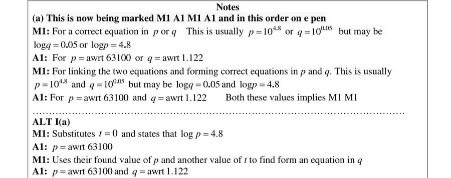 Notes (a)
