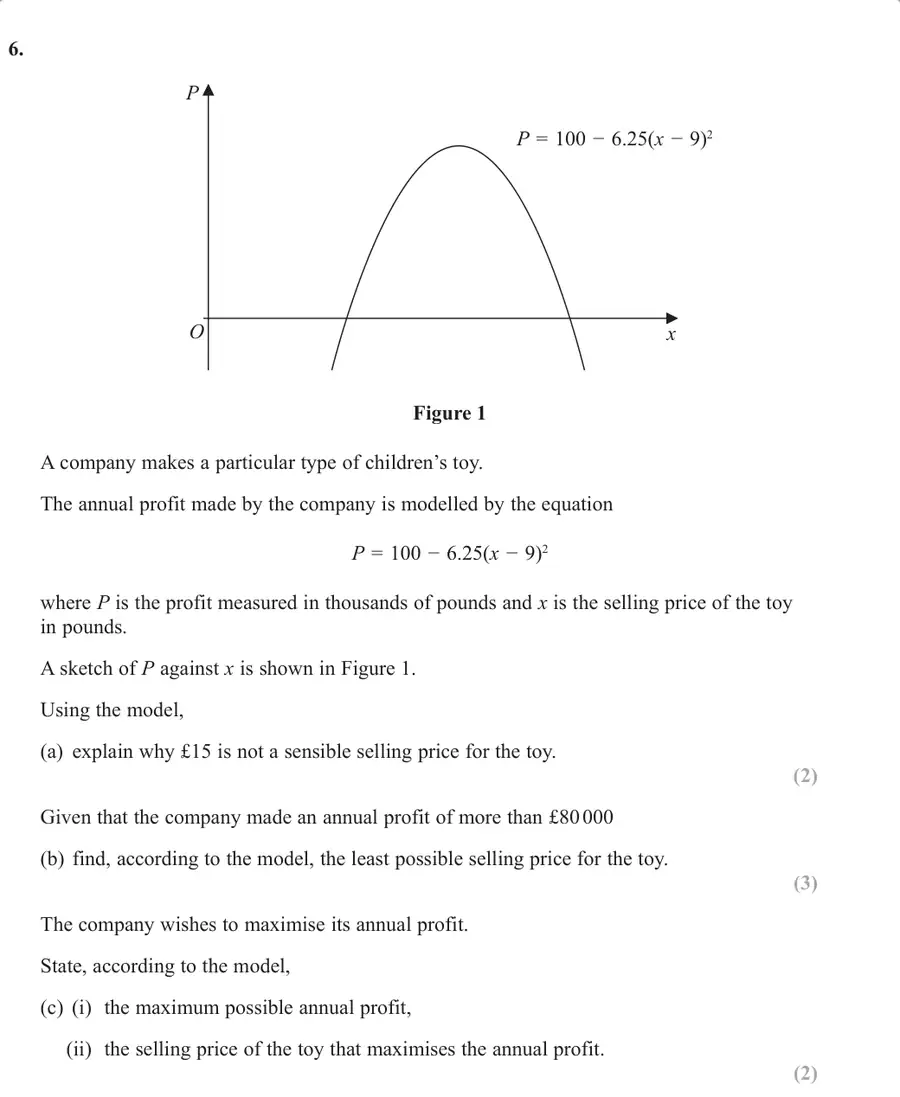 June 2018 Paper 1 Q6 question