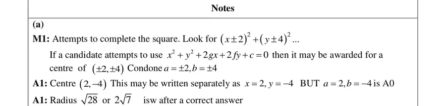 Notes (a)