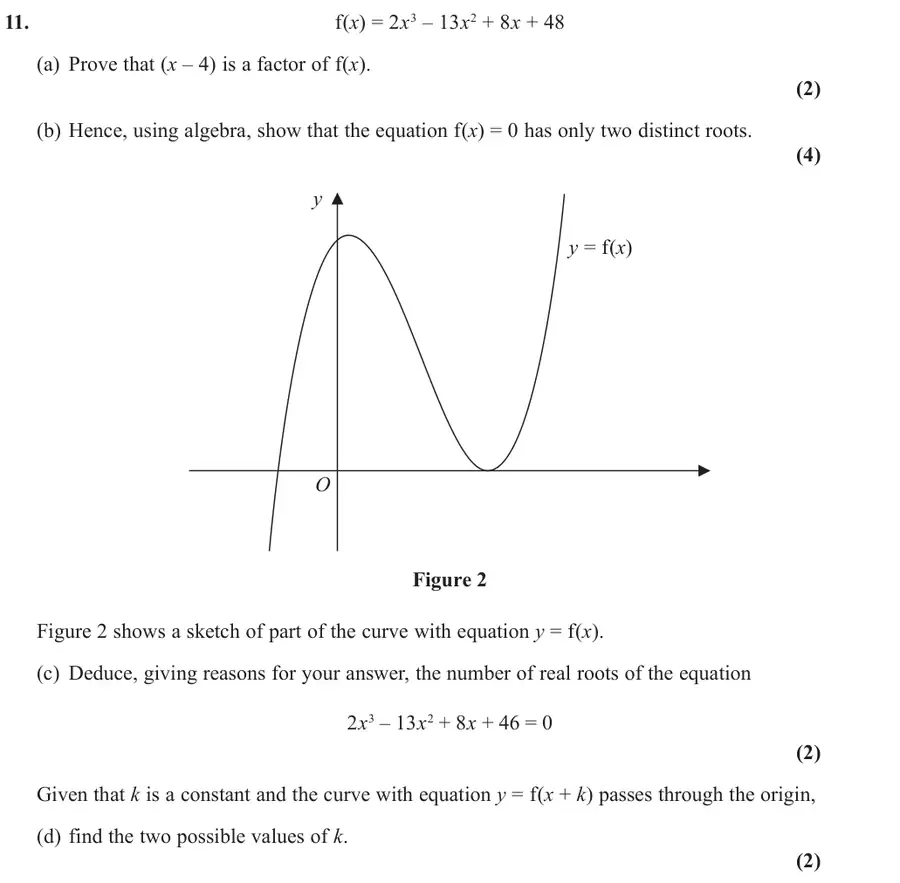 June 2019 Paper 1 Q11 question