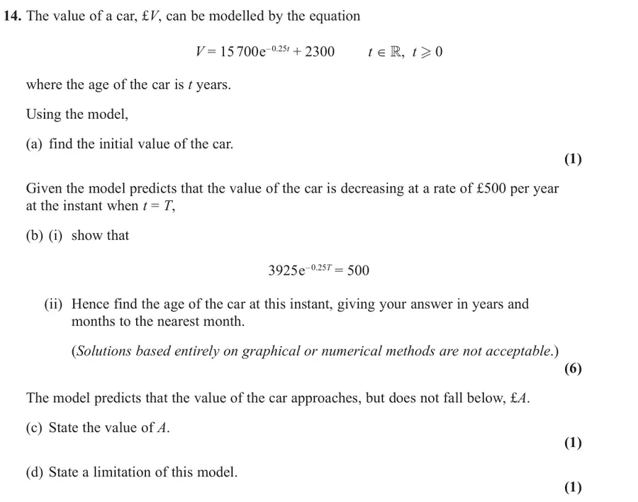 June 2019 Paper 1 Q14 question