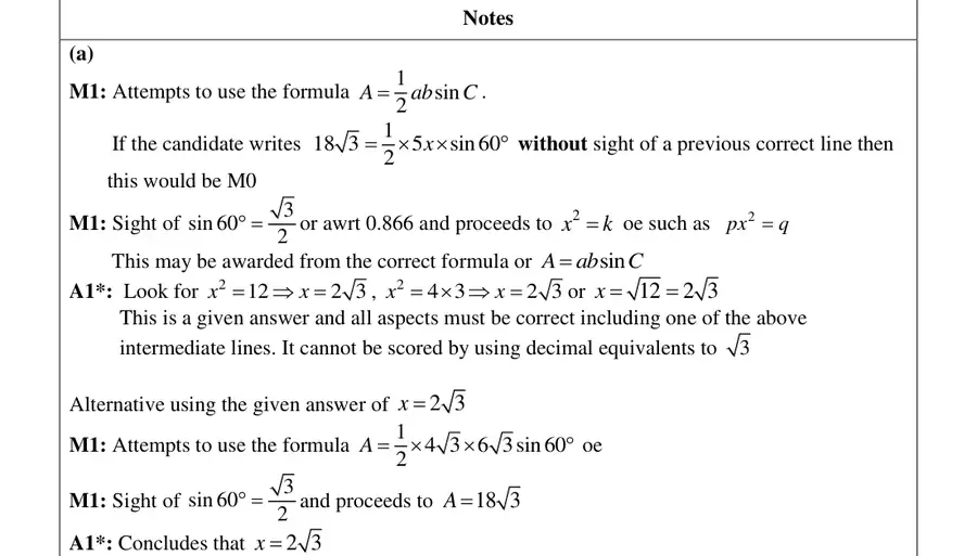 Notes (a)
