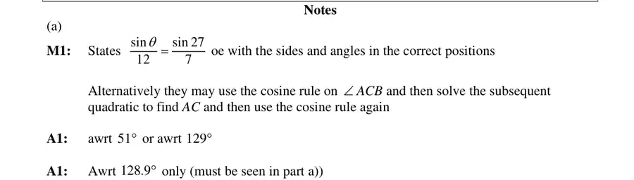 Notes (a)