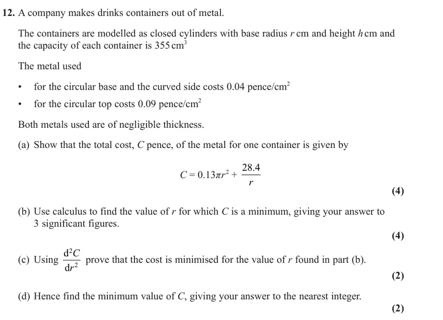 June 2022 Paper 1 Q12 question