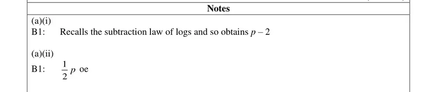 Notes (a)