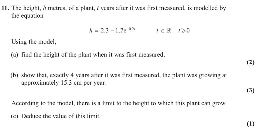 June 2023 Paper 1 Q11 question
