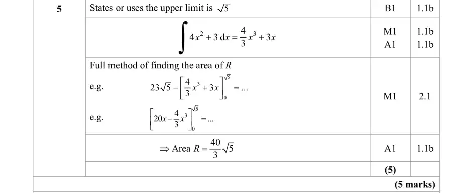 Mark scheme