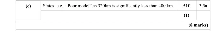 Mark scheme (c)