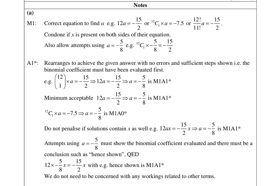 Notes (a)